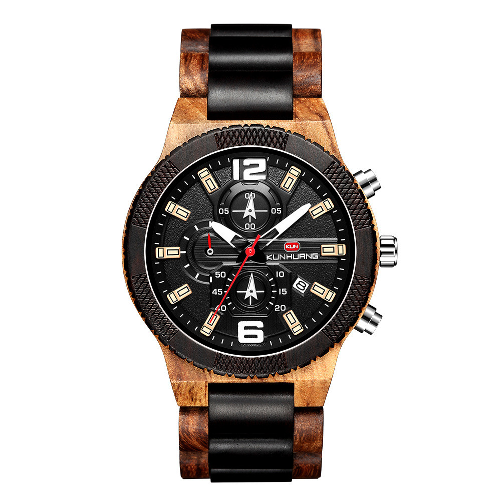 Reloj de madera para hombre