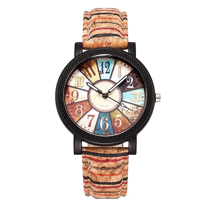 Reloj de pulsera de mujer de cuero vintage casual de cuarzo Reloj de re…